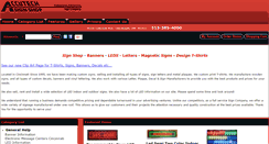 Desktop Screenshot of accutechsignshop.com