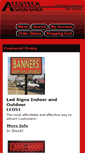 Mobile Screenshot of accutechsignshop.com